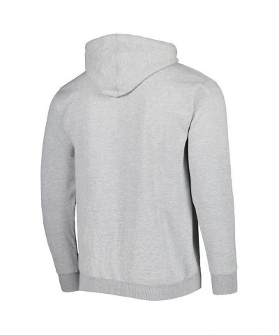 Men's Branded Heather Gray New York Knicks Wordmark French Terry Pullover Hoodie $28.42 Sweatshirt