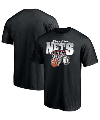 Men's Black Brooklyn Nets Balanced Floor T-shirt $16.11 T-Shirts