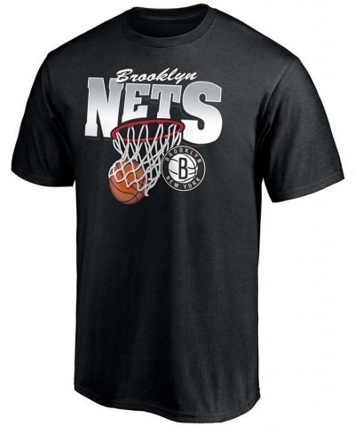 Men's Black Brooklyn Nets Balanced Floor T-shirt $16.11 T-Shirts