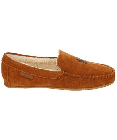 Men's Collins Genuine Suede Moc Slipper Brown $43.20 Shoes