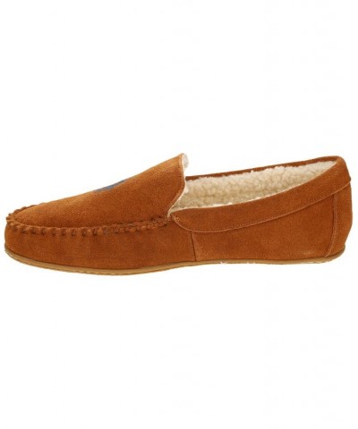 Men's Collins Genuine Suede Moc Slipper Brown $43.20 Shoes