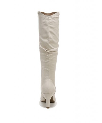 Glory Wide Calf Tall Boots White $24.00 Shoes