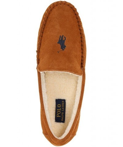 Men's Collins Genuine Suede Moc Slipper Brown $43.20 Shoes