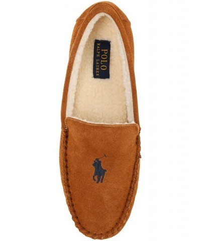 Men's Collins Genuine Suede Moc Slipper Brown $43.20 Shoes