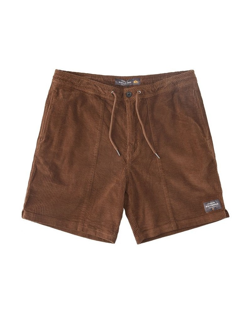 Quiksilver Men's Cordy Short Length Shorts Brown $30.75 Shorts