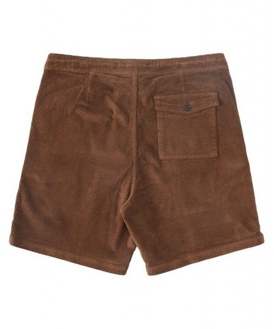 Quiksilver Men's Cordy Short Length Shorts Brown $30.75 Shorts