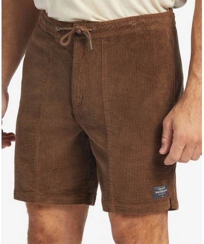 Quiksilver Men's Cordy Short Length Shorts Brown $30.75 Shorts