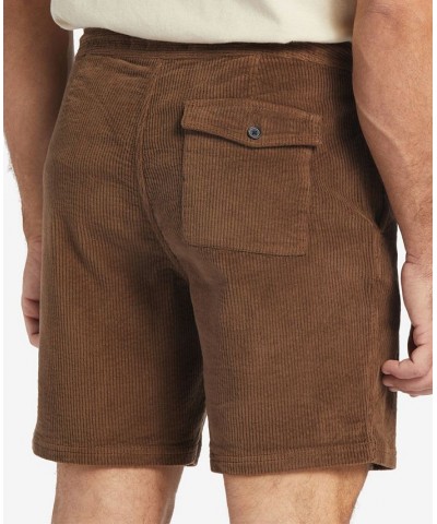 Quiksilver Men's Cordy Short Length Shorts Brown $30.75 Shorts