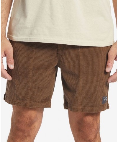 Quiksilver Men's Cordy Short Length Shorts Brown $30.75 Shorts