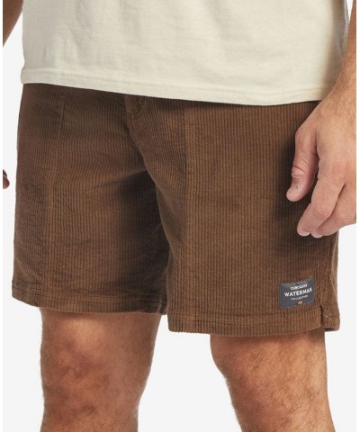 Quiksilver Men's Cordy Short Length Shorts Brown $30.75 Shorts