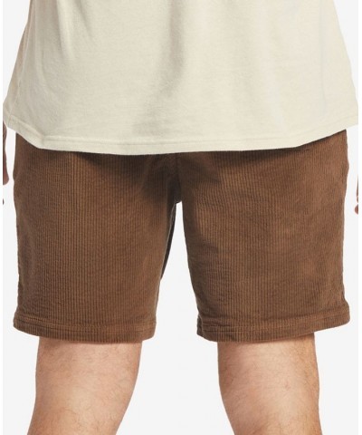 Quiksilver Men's Cordy Short Length Shorts Brown $30.75 Shorts