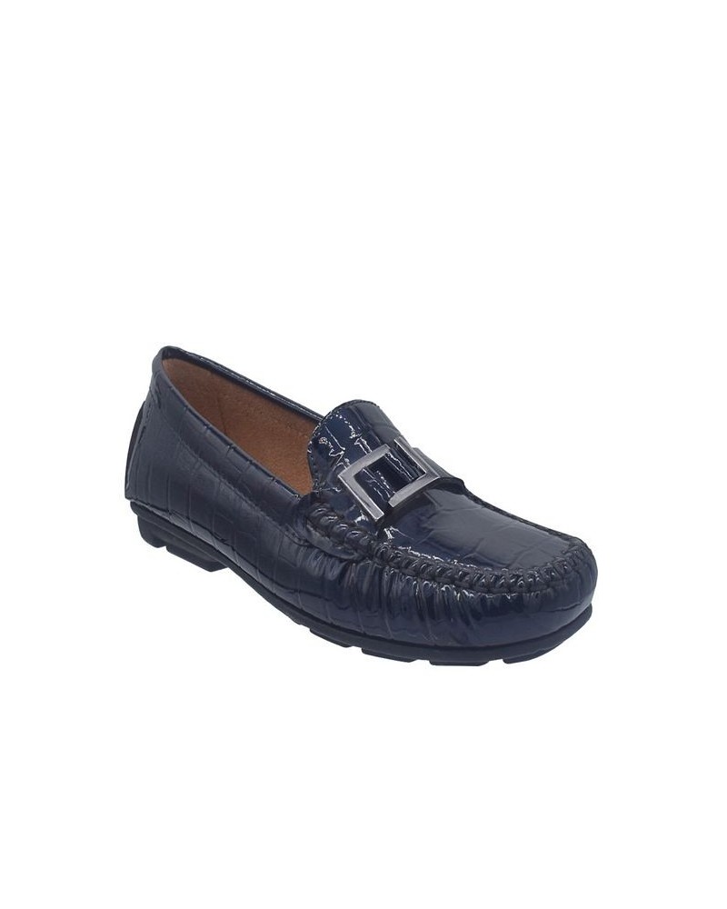 Women's Baya Loafer with Memory Foam Blue $35.25 Shoes