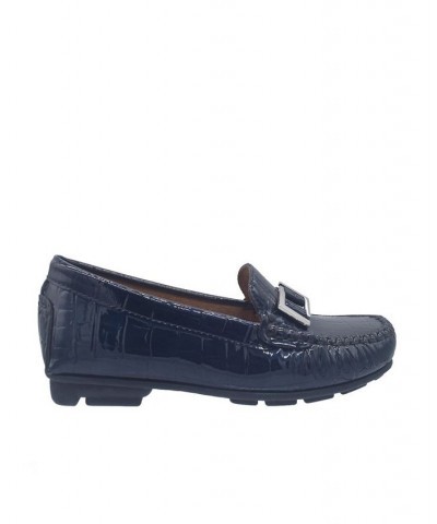 Women's Baya Loafer with Memory Foam Blue $35.25 Shoes