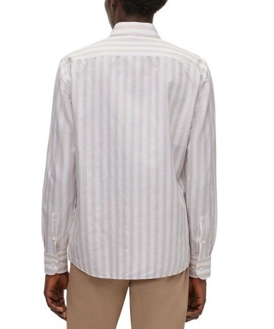 BOSS Men's Regular-Fit Shirt Tan/Beige $37.60 Shirts