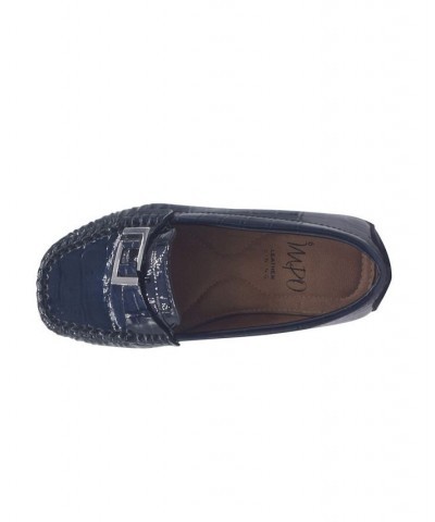 Women's Baya Loafer with Memory Foam Blue $35.25 Shoes