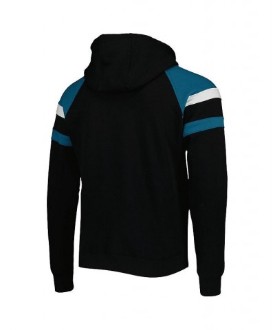 Men's Black Jacksonville Jaguars Draft Fleece Raglan Pullover Hoodie $34.98 Sweatshirt