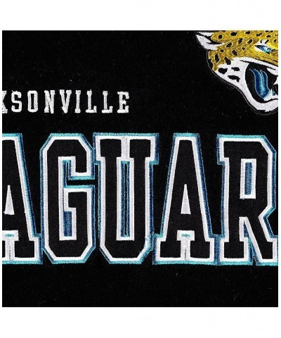 Men's Black Jacksonville Jaguars Draft Fleece Raglan Pullover Hoodie $34.98 Sweatshirt