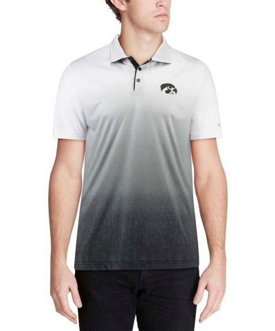 Men's Heather Gray Iowa Hawkeyes Magic Team Logo Polo Shirt $20.79 Polo Shirts