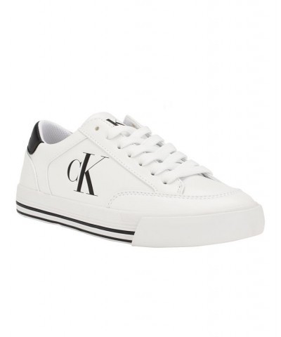 Women's Cobee Lace-up Casual Sneakers White $40.94 Shoes