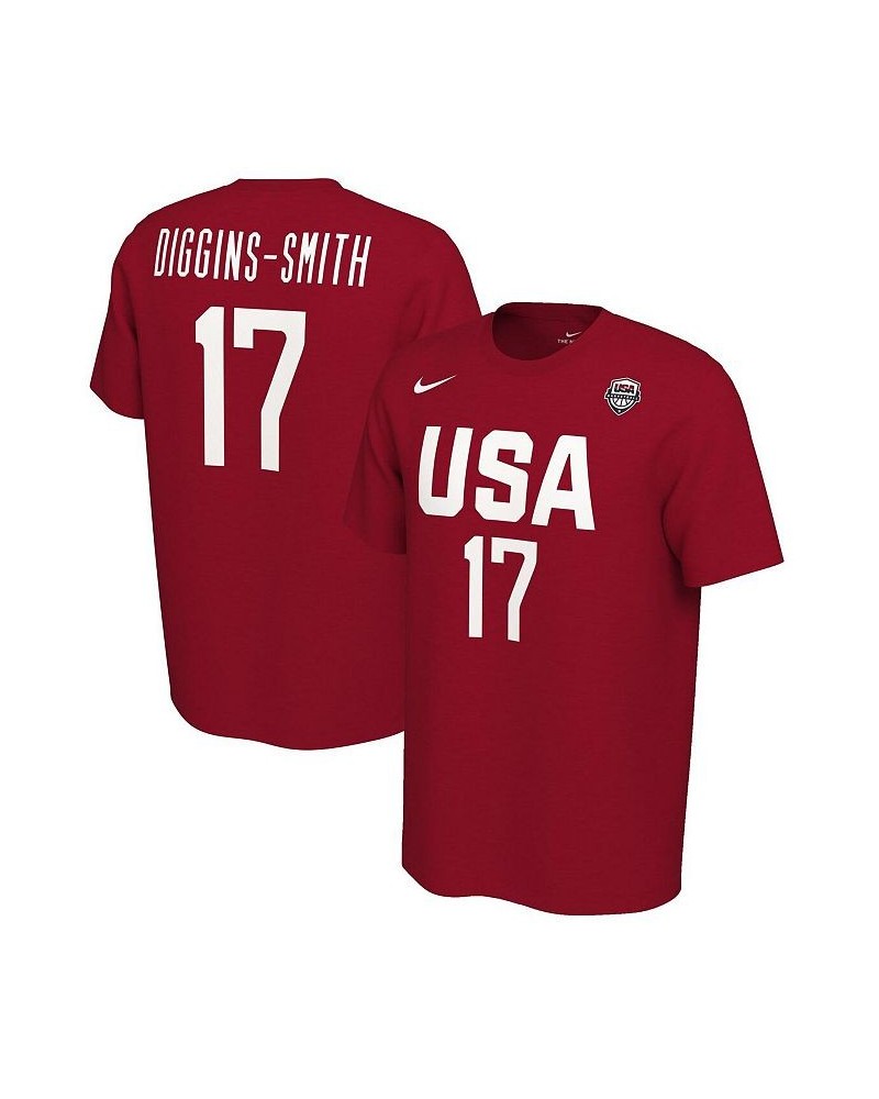 Men's Skylar Diggins-Smith Red Women's USA Basketball Name Number T-shirt $18.90 T-Shirts