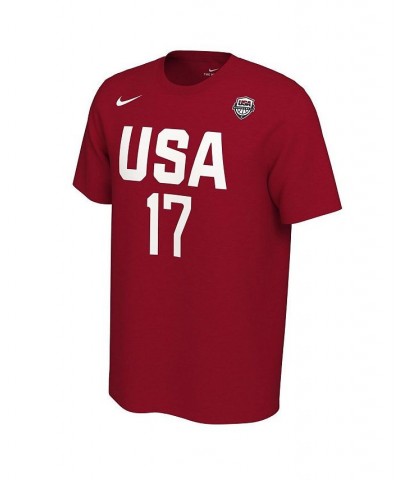 Men's Skylar Diggins-Smith Red Women's USA Basketball Name Number T-shirt $18.90 T-Shirts