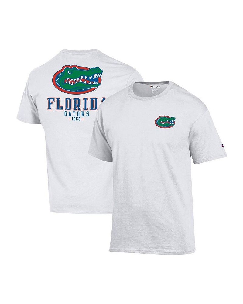 Men's White Florida Gators Stack 2-Hit T-shirt $26.99 T-Shirts