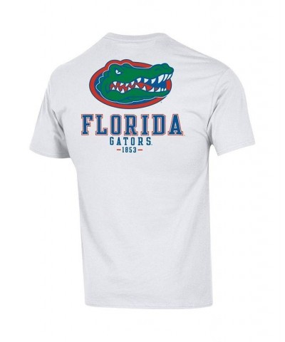 Men's White Florida Gators Stack 2-Hit T-shirt $26.99 T-Shirts