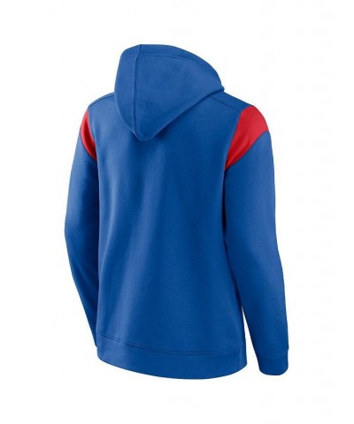 Men's Branded Royal New York Giants Call The Shot Pullover Hoodie $36.80 Sweatshirt