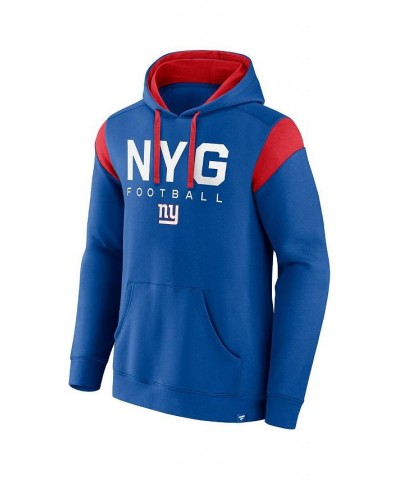 Men's Branded Royal New York Giants Call The Shot Pullover Hoodie $36.80 Sweatshirt