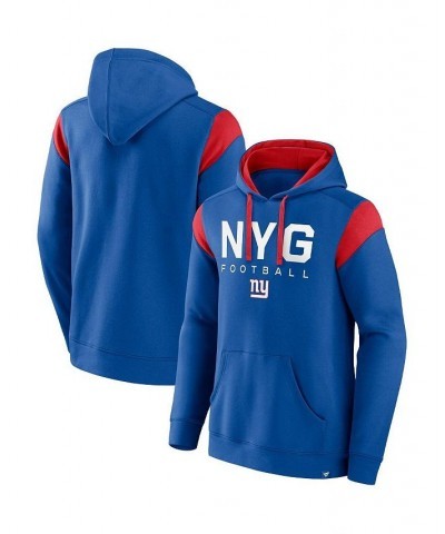 Men's Branded Royal New York Giants Call The Shot Pullover Hoodie $36.80 Sweatshirt