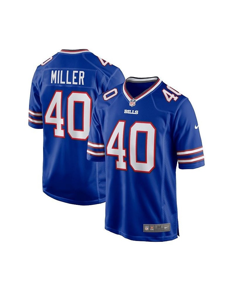 Men's Von Miller Royal Buffalo Bills Player Game Jersey $51.80 Jersey