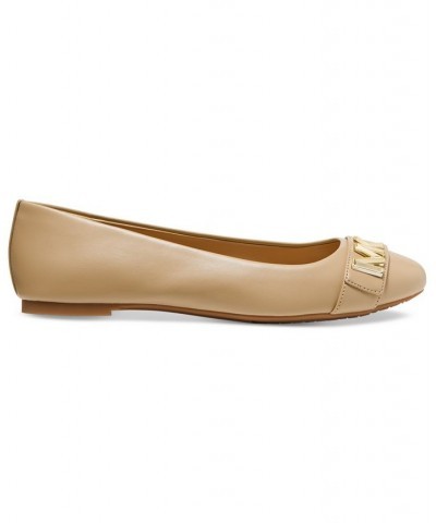 Women's Jilly Round Toe Ballet Flats Tan/Beige $46.53 Shoes