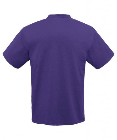 Men's Script Logo T-Shirt Purple $11.50 T-Shirts