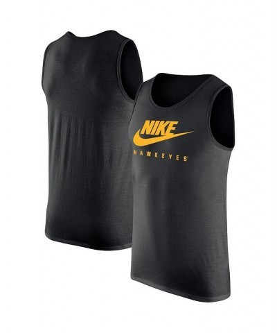 Men's Black Iowa Hawkeyes Futura Performance Scoop Neck Tank Top $18.90 T-Shirts