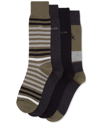 Men's 4-Pk. Crew Dress Socks Green $15.05 Socks