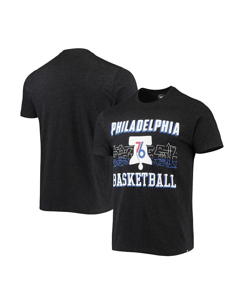 Men's Black Philadelphia 76Ers City Edition Club T-shirt $17.91 T-Shirts