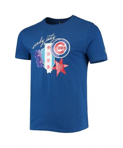 Men's Royal Chicago Cubs City Cluster T-shirt $20.68 T-Shirts