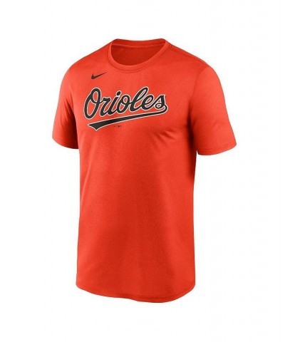 Men's Orange Baltimore Orioles Wordmark Legend Performance Big and Tall T-shirt $27.49 T-Shirts