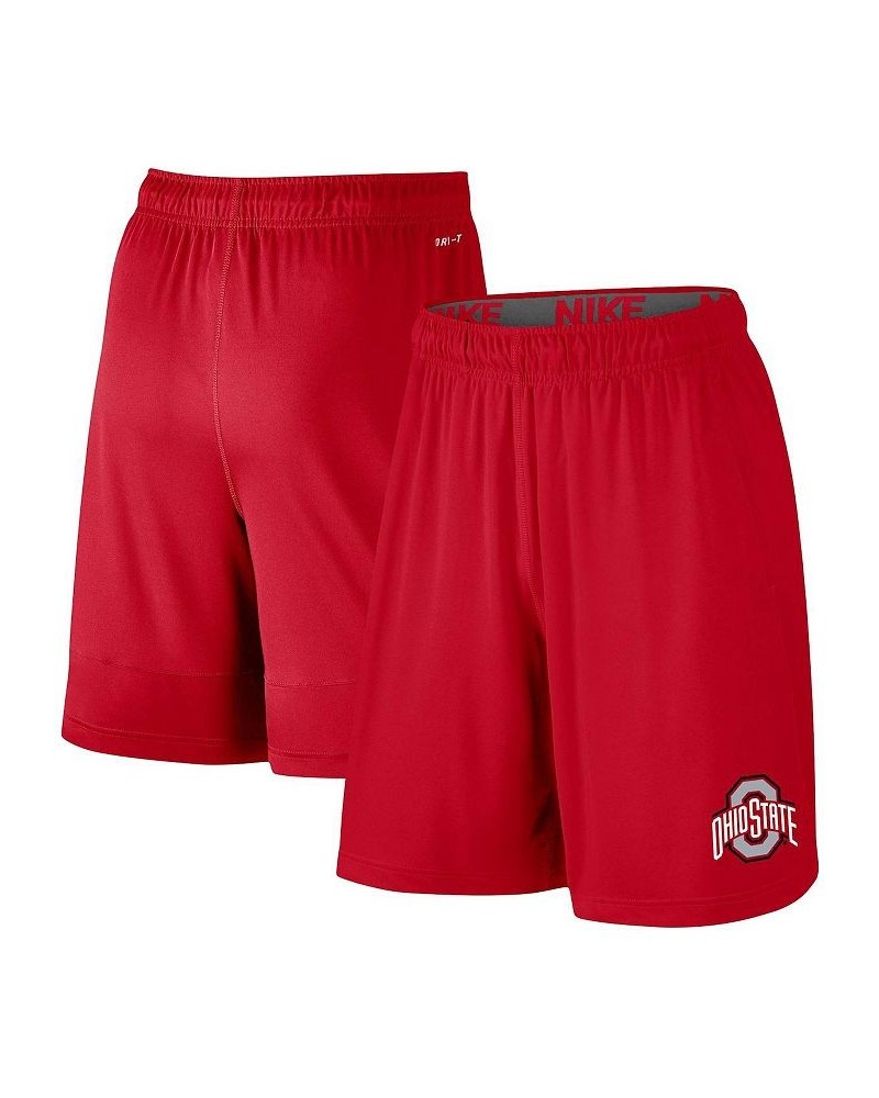 Men's Scarlet Ohio State Buckeyes College Primary Logo 2.0 Fly Performance Shorts $22.35 Shorts