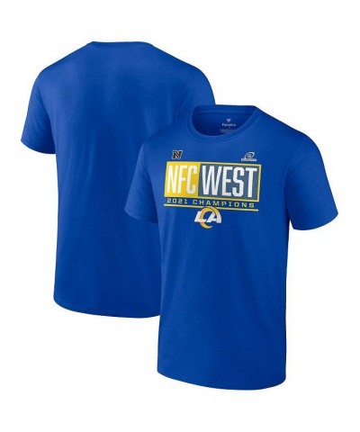 Men's Branded Royal Los Angeles Rams 2021 NFC West Division Champions Big and Tall Blocked Favorite T-shirt $16.00 T-Shirts