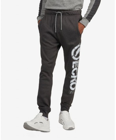 Men's Big and Tall Full Bloom Joggers Black $23.78 Pants