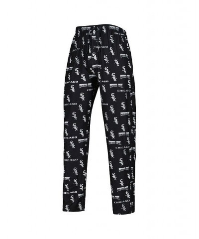 Men's Black, Gray Chicago White Sox Breakthrough Long Sleeve Top and Pants Sleep Set $42.39 Pajama