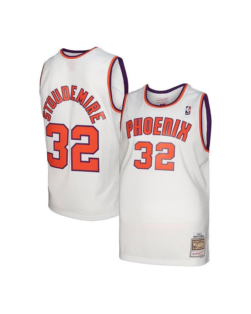 Men's Amar'e Stoudemire White Phoenix Suns 2002-03 Hardwood Classics Swingman Jersey $63.80 Jersey