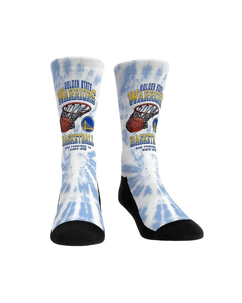 Men's and Women's Socks Golden State Warriors Vintage-Like Hoop Crew Socks $17.39 Socks