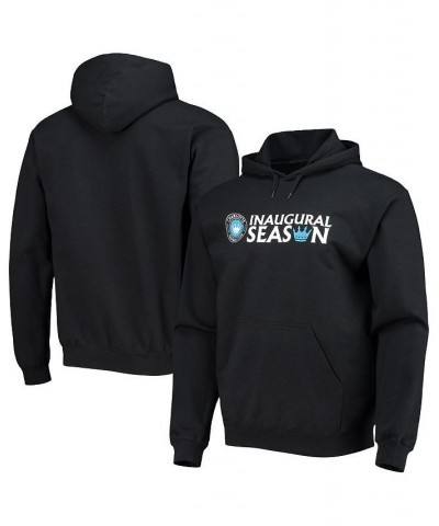 Men's Black Charlotte FC Inaugural Season Pullover Hoodie $39.74 Sweatshirt