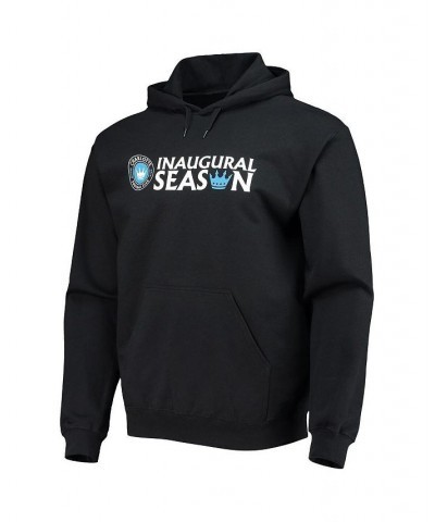 Men's Black Charlotte FC Inaugural Season Pullover Hoodie $39.74 Sweatshirt