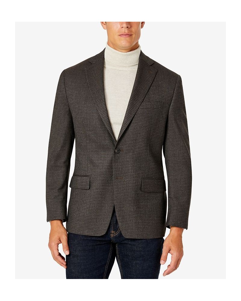 Men's Modern-Fit Pattern Check Sport Coats PD02 $103.70 Blazers