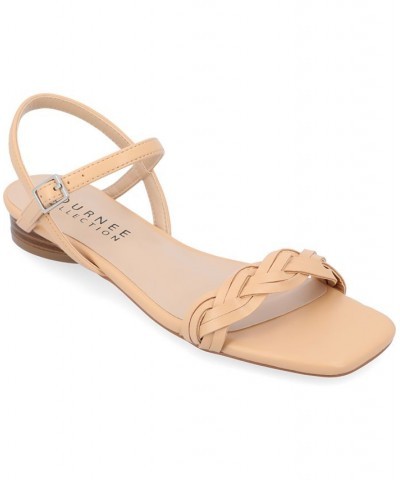 Women's Verity Braided Sandals Tan/Beige $49.49 Shoes