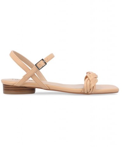 Women's Verity Braided Sandals Tan/Beige $49.49 Shoes