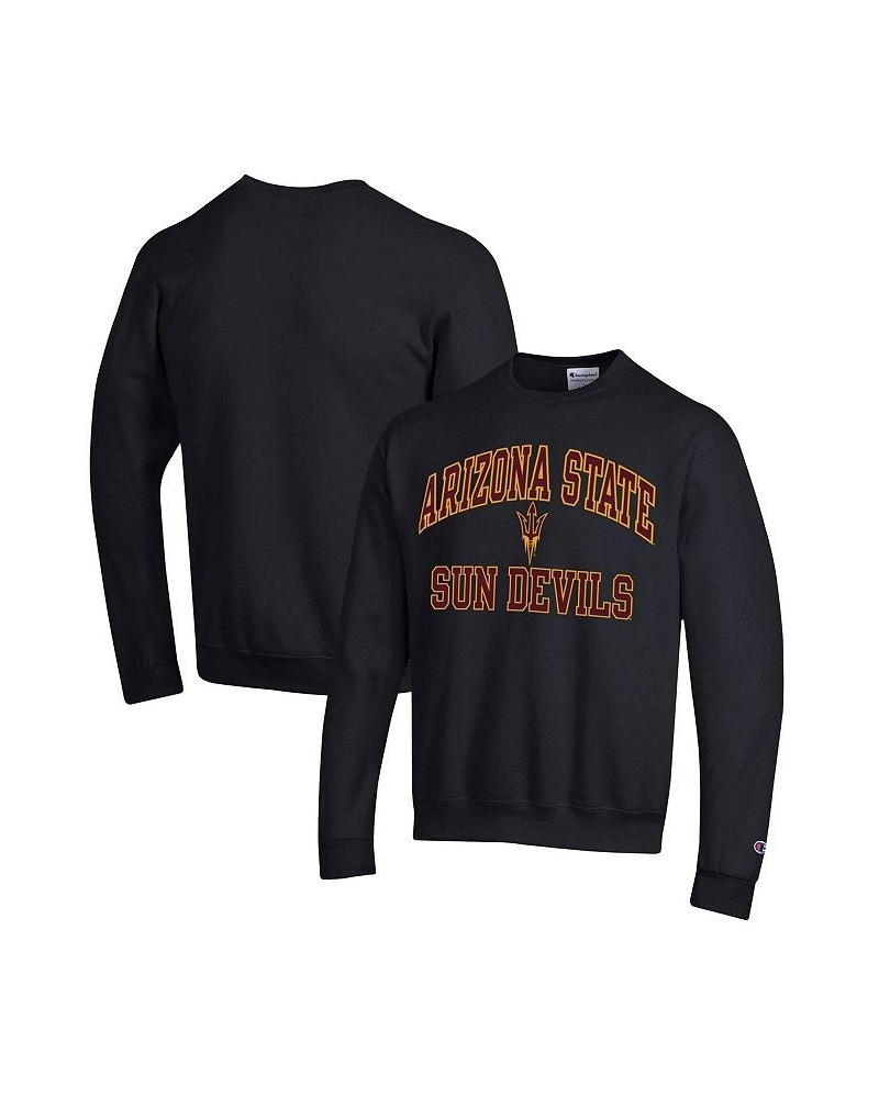 Men's Black Arizona State Sun Devils High Motor Pullover Sweatshirt $22.44 Sweatshirt